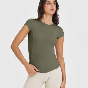 Mellow™ Rib T-Shirt Alpine Green