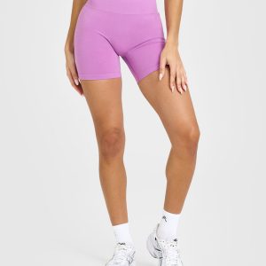 Effortless Seamless Shorts Orchid Purple