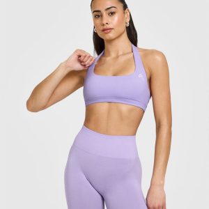 EasyLift™ Halter Bralette Wisteria Purple