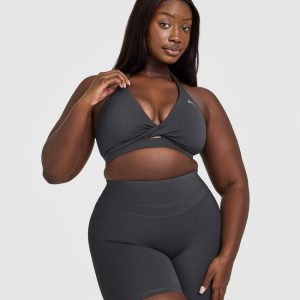 Unified Twist Sports Bra Coal