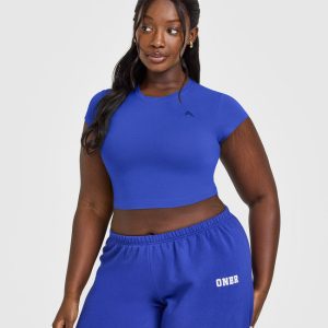 Cotton Icon Baby T-Shirt Space Blue