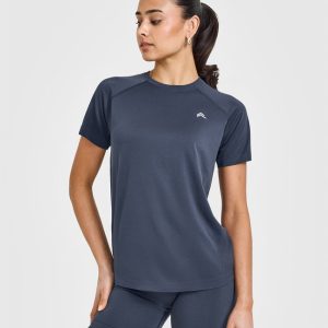 Go To Seamless Loose Top True Blue