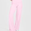 SoftMotion™ Fold Over Straight Leg Bottoms Chalk Pink