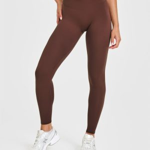 SoftMotion™ High Waisted Leggings Espresso Brown