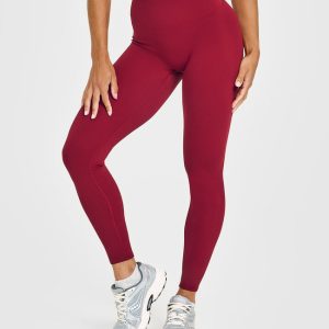 SoftMotion™ High Waisted Leggings Ruby Red