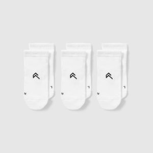 Trainer Liner Socks 3 Pack White